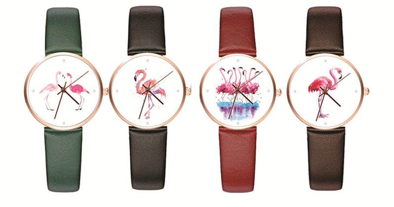 lady  leather  watch