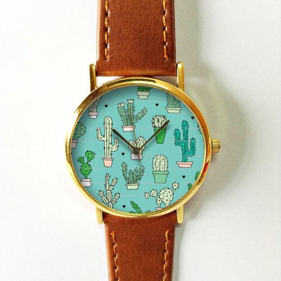 lady  leather  watch