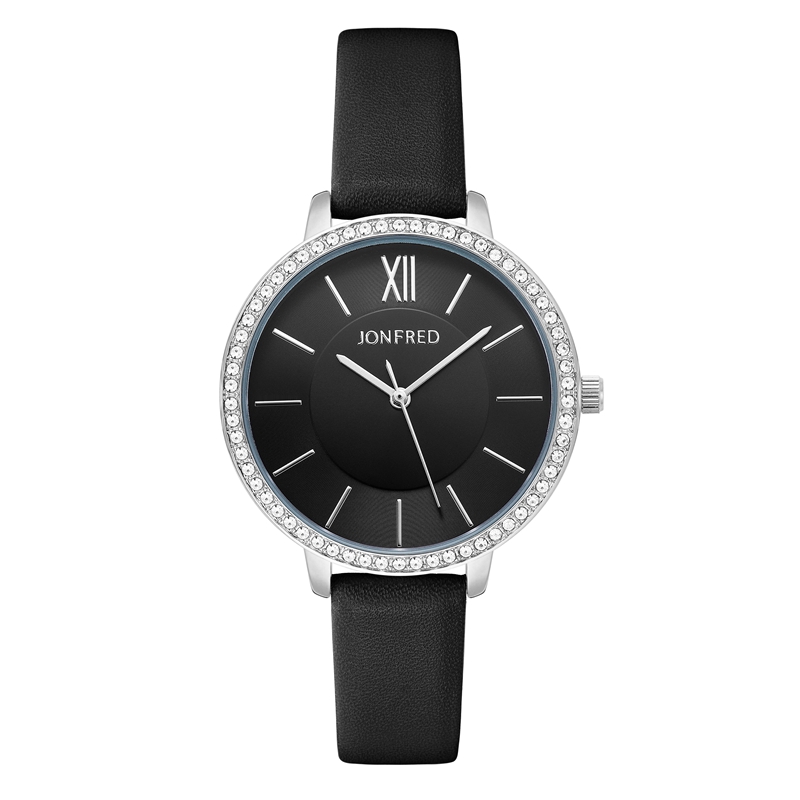 lady PU leather  watch